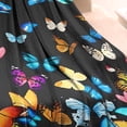 thumbnail image 3 of Black Blue Yellow Butterfly Pattern Blanket,Comfortable Soft Flannel Throw Blanket,All Season,Warm Lightweight Blankets for Sofa Bed Couch Living Room Chair,30"x40", 3 of 4