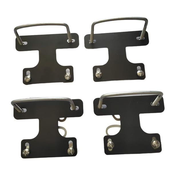 4 abrazaderas genéricas para caja de techo, pernos en U, abrazaderas para portaequipajes de carga en , kit de montaje para caja de techo