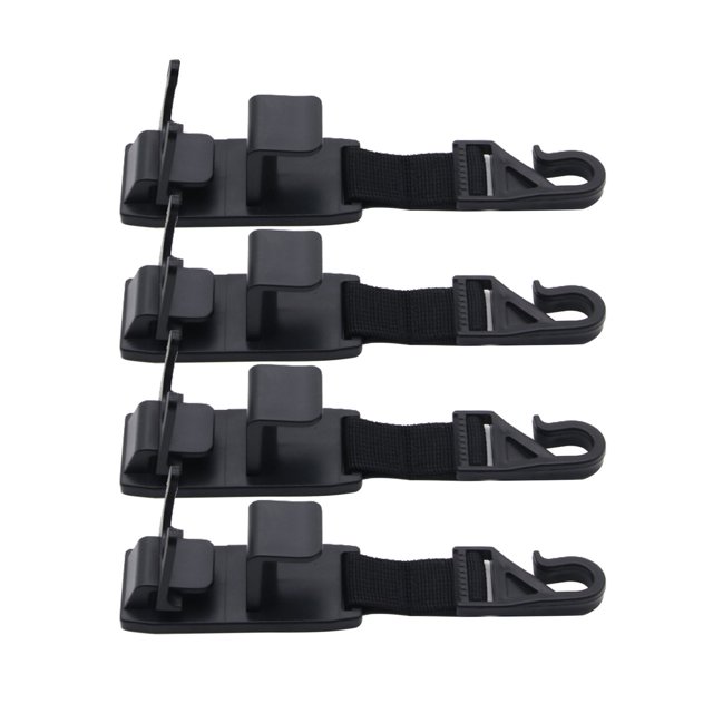 Jinsinto 4Pcs Car Loading Multifunction Backrest Hook Back Seat Sedan Hook Car Seat Hook Black 4pcs