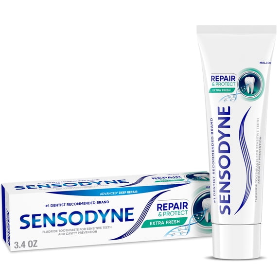 Sensodyne Repair and Protect Sensitive Toothpaste, Extra Fresh, 3.4 Oz