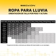 thumbnail image 3 of Impermeable gabardina para lluvias, 3 of 5