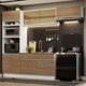 thumbnail image 2 of Cocina Integral 270cm Glamy Madesa 11 Blanco/Marrón, 2 of 5