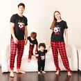 thumbnail image 2 of New 2023 Mother Daughter Father Son Matching Clothes Christmas Family Pajamas Set Short Sleeve Casual Soft Sleepwear Xmas Look, 2 of 3