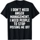 thumbnail image 1 of Camiseta Sarcástica "Qué Curioso, No Necesito Control de Ira" para Mujer, 1 of 7