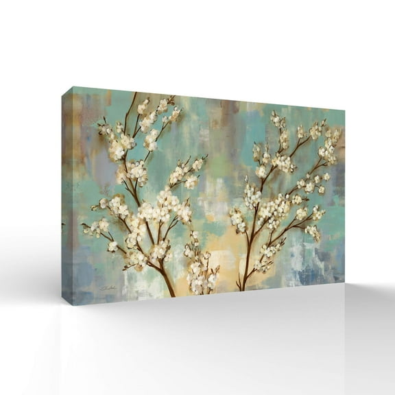 Wall26-Canvas Wall Art-Classcial Flower and Bird Painting-Giclee Painting Wall Art for Bedroom Living Room Home Decoration - 12x18 inches