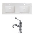thumbnail image 1 of American Imaginations 48-in. W 1 Hole Ceramic Top Set In White Color AI-27133, 1 of 7