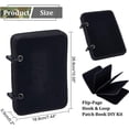 thumbnail image 2 of 1 Juego de organizador de folletos tácticos de 5 páginas, soporte para folletos de parches de página abatible negro, tablero MiniPanel con hebillas en D extraíbles, 2 of 9