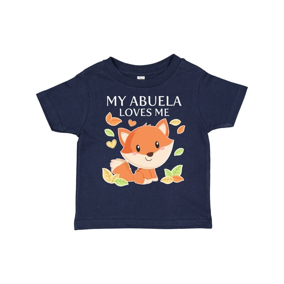 Inktastic My Abuela Loves Me- little fox Boys or Girls Toddler T-Shirt
