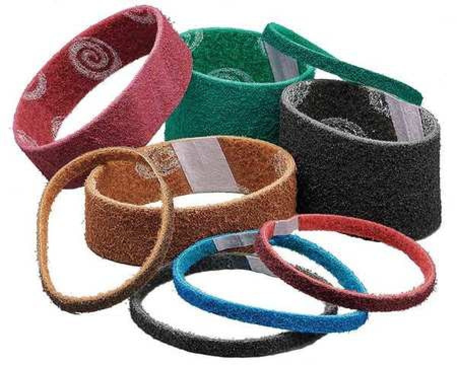 NORTON 66623333718 23/4" x 151/2" NonWoven Sanding Belt 36 Grit PK10