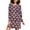 N679, variant on joogoo Pink Bows Women's Long Sleeve Nightgown Sleepwear L