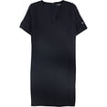thumbnail image 1 of Ralph Lauren Womens Solid Shift Dress, Blue, 14, 1 of 1