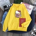 thumbnail image 4 of 2024 nuevas sudaderas informales para mujer Sanrio Hello Kitty Kawaii Tops para mujer lindas sudaderas con capucha moda Harajuku mangas largas talla grande, 4 of 4