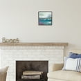 thumbnail image 2 of Stupell Industries Abstract Ocean View Glam Detail Coastal Painting Black Framed Art Print Wall Art, 2 of 7
