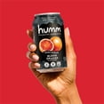 thumbnail image 3 of Humm Kombucha Zero Sugar Drink, Blood Orange, 16 Pack, 12 oz Cans, 3 of 7