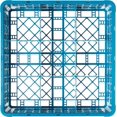 thumbnail image 4 of Carlisle FoodService Products RG9-114 Opticlean 9-Compartment Glass Rack with 1-Extender, Blue, 4 of 4