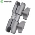 thumbnail image 2 of Aluminum Alloy Double Socket Swivel Arm Compatible with 25mm ball base For RAM Mounts B Size 1 inch Ball DA-100PRO, 2 of 5