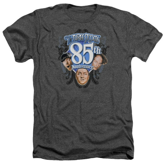 Three Stooges - 85Th Anniversary 2 - Heather Short Sleeve Shirt - XX-Large