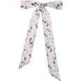 thumbnail image 1 of INSPIRAR CHIC Bufandas de Chifón Florales Cuadradas Largas y Delgadas Pañuelo de Cuello Larga Rosa Claro Azul 140x5cm, 1 of 7