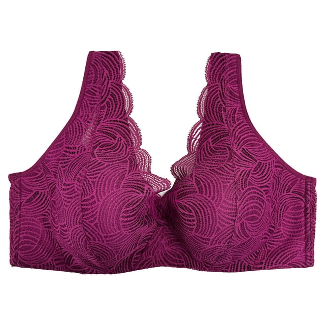Brasier Curvation para Dama, Máximo Soporte Morado Talla 38B