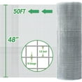 thumbnail image 3 of Garfans 48" x 50' Hardware Cloth Netting with Hot-Dipped Galvanized Iron, 3 of 7