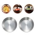 thumbnail image 3 of 5 platos pequeños de acero inoxidable para condimentos, para salsas, para el hogar (plateados), 3 of 6