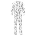 thumbnail image 4 of Family Colorable Pajamas Sets DIY Hand Painted 2 Piece Christmas Sleepwear Funny Holiday Xmas Soft Pjs Set, 4 of 5