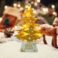 thumbnail image 1 of Decoraciones navideñas Mini Escritorio Adornos para árboles de Navidad Árbol de Navidad brillante con juego de luces Wmkox8yii  gf8698, 1 of 2