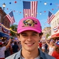 thumbnail image 4 of TOWED22 250 Anniversary USA Hat, Adjustable 250 Year American Anniversary Hat, Fully embroidered style F, 4 of 9