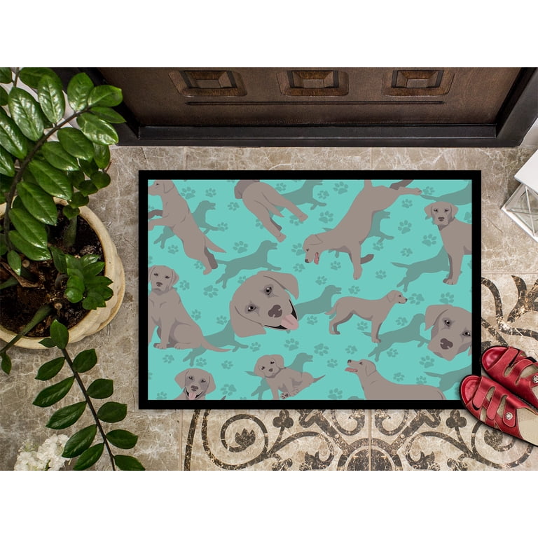 24 x 36 in. Black Labrador Retriever Welcome Indoor or  NEW Labrador Dog And‎ Cat Rug Door Mat..36\