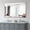 Pink, variant on 36 in x 24 in Pink Modern Wall Mirror