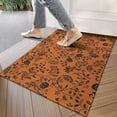 thumbnail image 4 of Halloween Floral Pumpkin Pattern Door Rugs,Washable Non Slip Door Mats Indoor,Decorative Door Mats,Entry Mat Indoor for Entrance,Bedroom,Kitchen,Bathroom,17"x30", 4 of 6