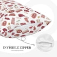 thumbnail image 3 of Daiia Different Meat Bedding Waterproof Pillow Protector Zippered Queen – Bed Bug Proof Pillow Encasement-16"x24", 3 of 6
