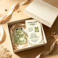 thumbnail image 5 of Clearance! Pocket Hug Acrylic Keepsake, Cute Transparent Emotional Support Ornament With Encouragement Card, Thinking Of Mental Health Gift For Friends Family Birthday Gift Box Filler, Frog, 5 of 5