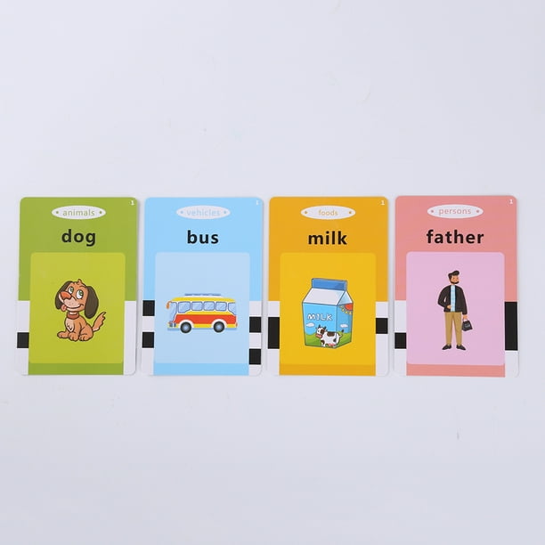 Flash Parlante Juguete De Aprendizaje – 112 Tarjetas Bilingües (224 Palabras) En Inglés Y Español, Montessori Para Niños De 2 A 6 Años