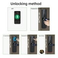 thumbnail image 4 of IP65 Waterproof Lock Electronic Smart Door Lock With Fingerprint/Smart Card/Password/Key/APP Unlock ,Integrated Smart Home, 4 of 6