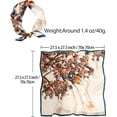 thumbnail image 3 of CAILDANL Hair Bandanas Scarf For Women Lightweight Fashion Neck Silk Satin Head Scarves For Sleeping Handbags Scarf, 3 of 5