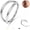 Silver-Double Hoop, variant on Triple/Double Hoop Nose Ring - G23 Titanium Septum Rings 16G/18G/20G CZ Nose Piercings Jewelry Conch Helix Daith Rook Tragus Cartilage Earring Hinged Nostril Piercing Gold/Black/Silver