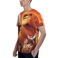 thumbnail image 6 of The Lion King T Shirt 3d Printed Crewneck Graphic Short Sleeve Tees For Mens, 6 of 6