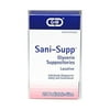 G&W Sani-Supp Glycerin Laxative Suppositories Pediatric Size, 25 Count