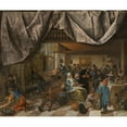thumbnail image 2 of Jan Steen 23x20 Gold Ornate Framed and Double Matted Museum Art Print Titled - The Life of Man (C. 1665), 2 of 4