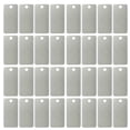 thumbnail image 2 of 50 piezas de placas de grabado, placas de metal, etiquetas rectangulares, etiquetas para material impermeable, adecuadas para pruebas, 2 of 7