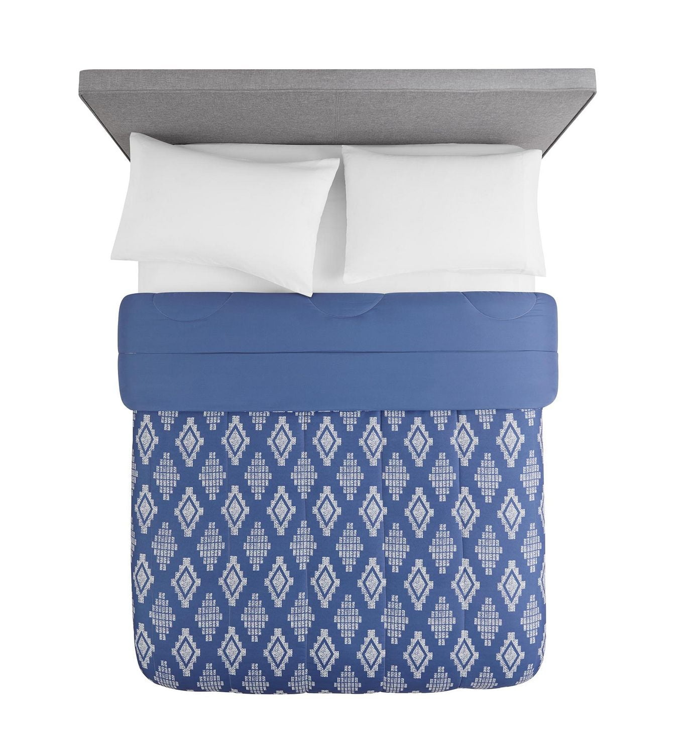 Edredon Gaia Bleu 1 place de Mainstays 1 pièce