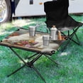 thumbnail image 4 of BZSMCE Camping Tables Simple Folding Table Companions in Bloom Pattern Size:23.6*15.7in, 4 of 7