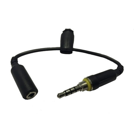 Replacement Lifeproof Headphone Adapter Cable with Jack Cover by Mars Devices