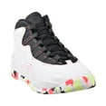 thumbnail image 2 of Air Jordan 10 Retro SE (GS) Big Kids' Shoes White/Barely Volt/Black bv1843-176, 2 of 6
