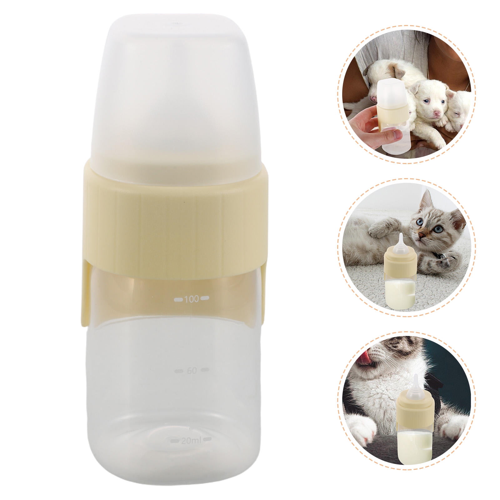 Nuby Bottle-to-Cup Non-Drip Wide Neck Clear Baby Bottle, 8 fl oz