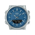 thumbnail image 2 of Casio Analog Digital Combination Stainless Steel Blue Dial Quartz AMW-880D-2A1V Men's Watch, 2 of 3