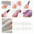 thumbnail image 3 of RAGUPEL 24Pcs Glue on Nails for Women,3D Flower Square Nails,Silver Sequins Fake Nails,Press on Nail for Party,Daily Life,Taking Pictures,Dating,Style1, 3 of 7