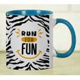 thumbnail image 6 of Inkdotpot Run For Fun 11oz CeramicCoffeeMug Funny for Fitness lover Hilarious Quote Novelty Gift-Blue, 6 of 6