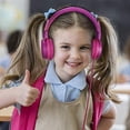 thumbnail image 5 of POWMEE M1 - Auriculares para niños con cable para niños, plegables, estéreo, ajustables, sin enredos, cable jack de 0.138 in, auriculares supraaurales para niños (púrpura), 5 of 5
